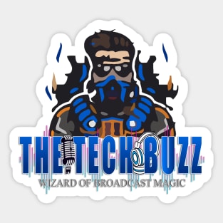 The Tech Buzz Wizard Shirt Sticker